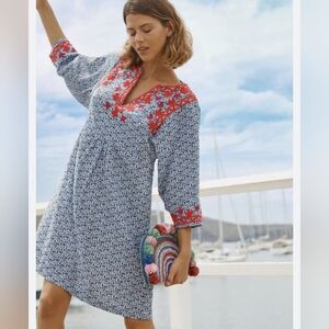 Brand new Boden floral embroidered dress, size 10